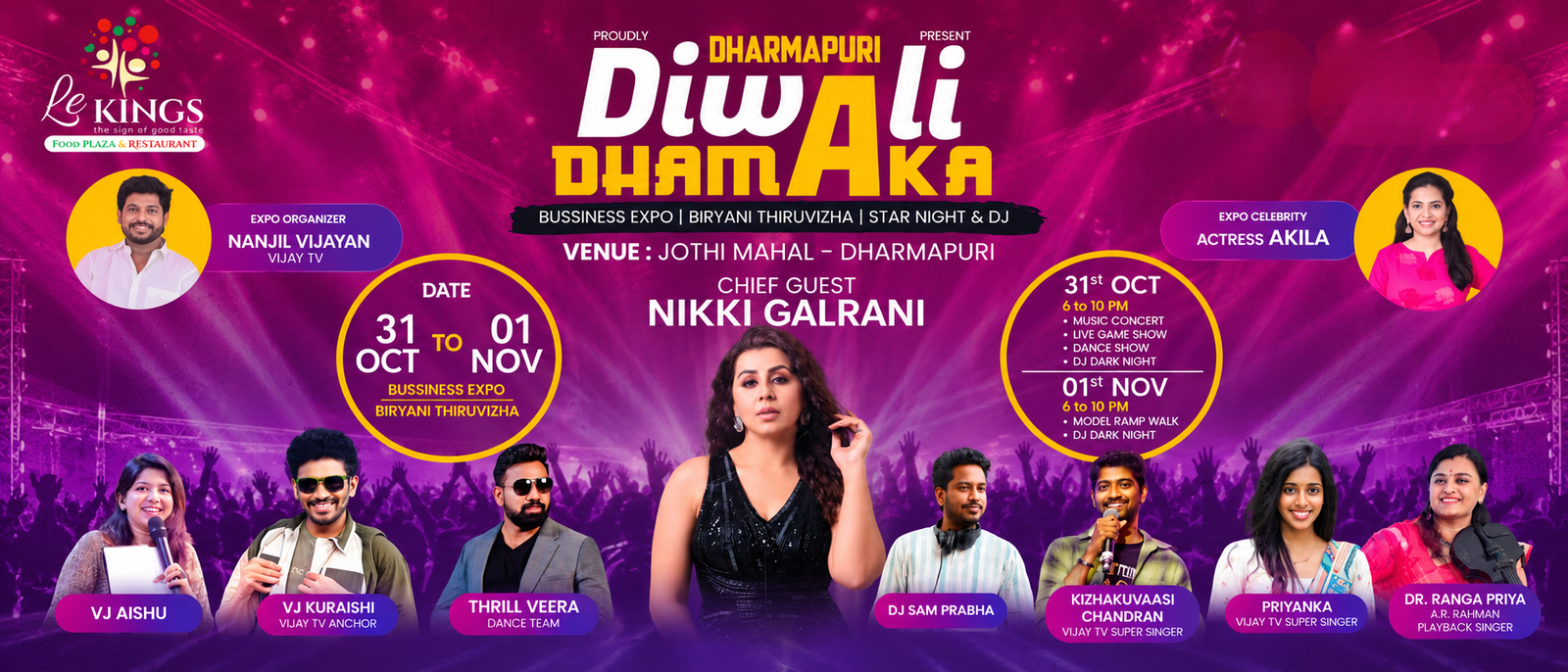 Grand Biriyani Thiruvizha & Live Concert Banner